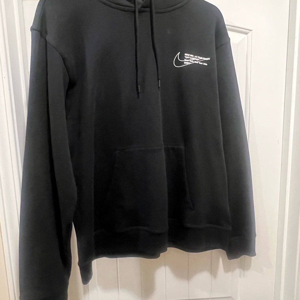 Nike x Off-White “Insert Ideas Here” Off Campus Hoodie Black Size M Virgil Abloh - Picture 2 of 7